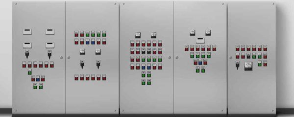 Armoire électrique comprenant une alimentation continue